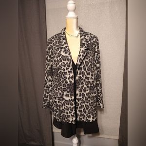New Leopard Print Blazer S